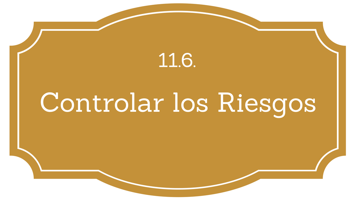 controlar los riesgos PMBOK
