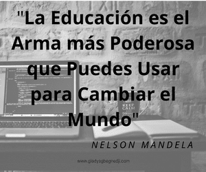 Nelson Mandela; educación